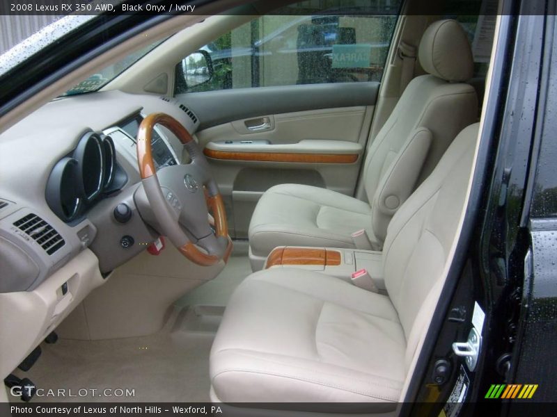 Black Onyx / Ivory 2008 Lexus RX 350 AWD