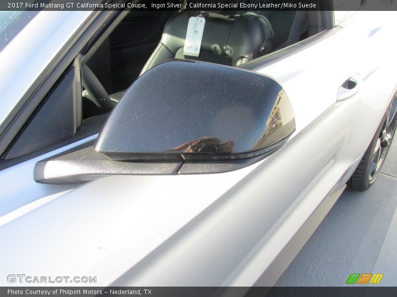 Ingot Silver / California Special Ebony Leather/Miko Suede 2017 Ford Mustang GT California Speical Coupe