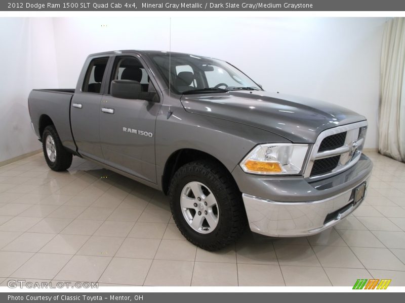Mineral Gray Metallic / Dark Slate Gray/Medium Graystone 2012 Dodge Ram 1500 SLT Quad Cab 4x4