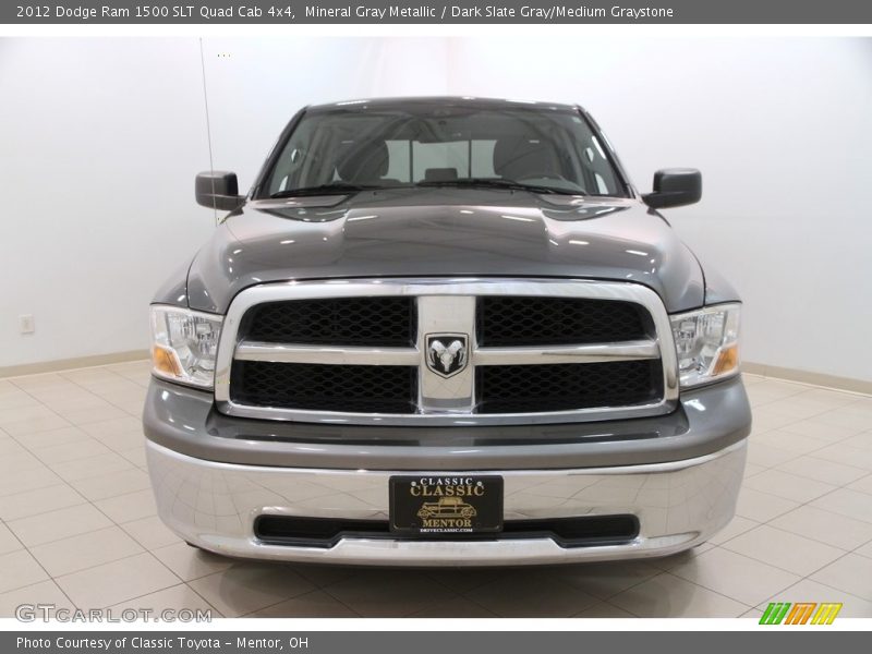 Mineral Gray Metallic / Dark Slate Gray/Medium Graystone 2012 Dodge Ram 1500 SLT Quad Cab 4x4