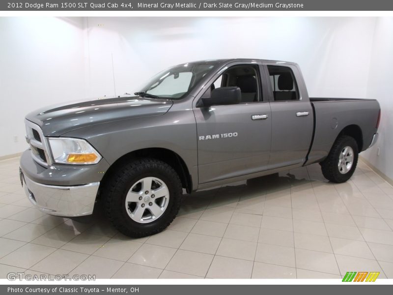 Mineral Gray Metallic / Dark Slate Gray/Medium Graystone 2012 Dodge Ram 1500 SLT Quad Cab 4x4