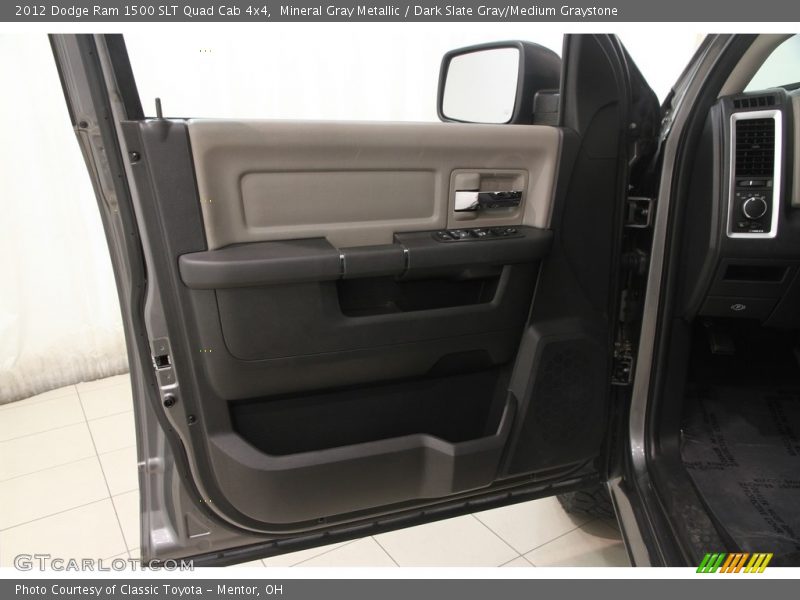 Mineral Gray Metallic / Dark Slate Gray/Medium Graystone 2012 Dodge Ram 1500 SLT Quad Cab 4x4