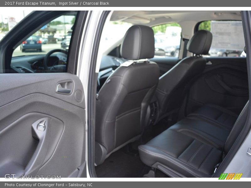Ingot Silver / Charcoal Black 2017 Ford Escape Titanium