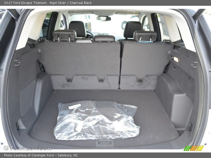 Ingot Silver / Charcoal Black 2017 Ford Escape Titanium