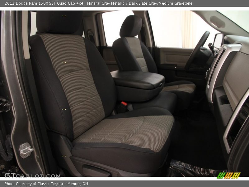 Mineral Gray Metallic / Dark Slate Gray/Medium Graystone 2012 Dodge Ram 1500 SLT Quad Cab 4x4