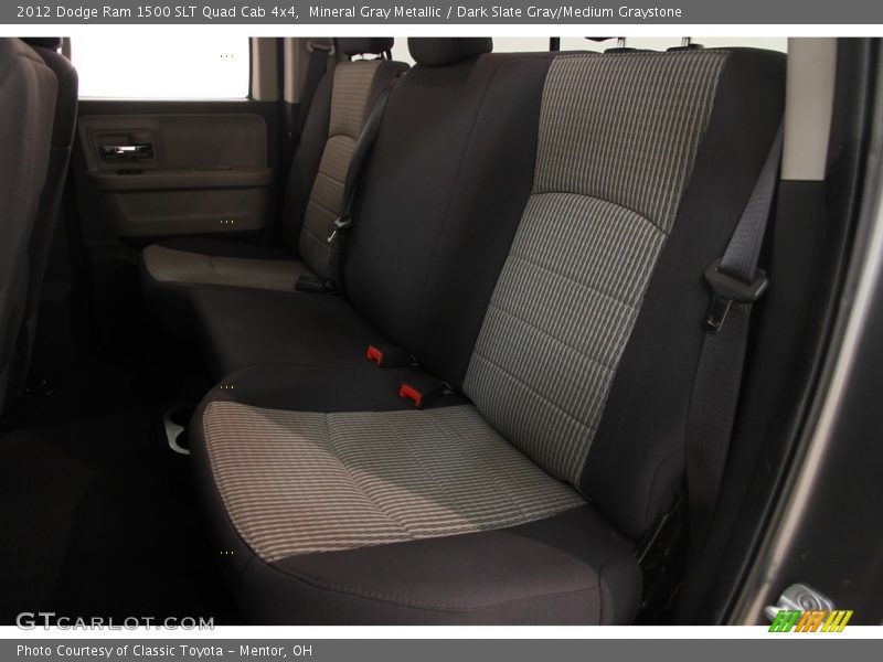 Mineral Gray Metallic / Dark Slate Gray/Medium Graystone 2012 Dodge Ram 1500 SLT Quad Cab 4x4