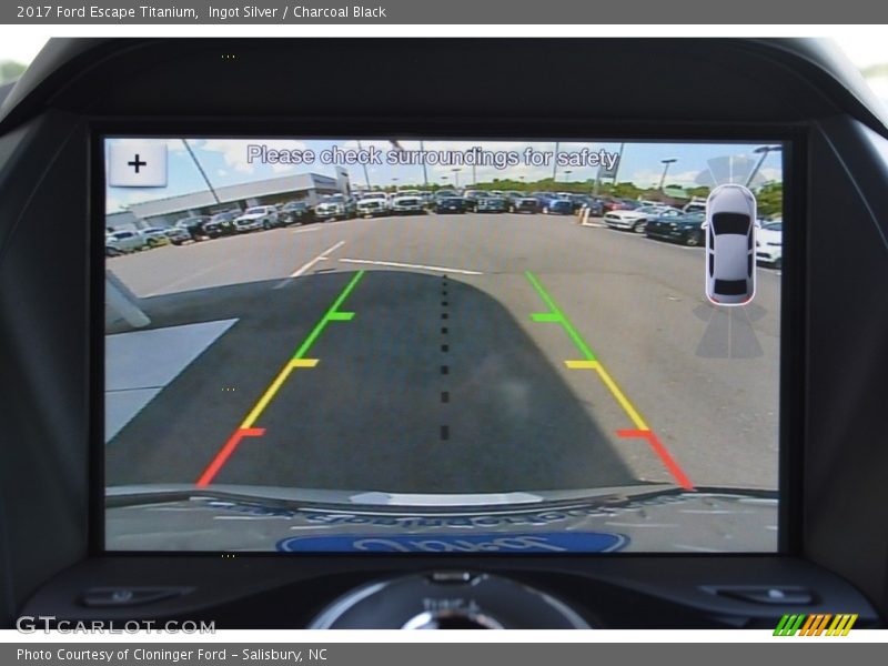 Ingot Silver / Charcoal Black 2017 Ford Escape Titanium