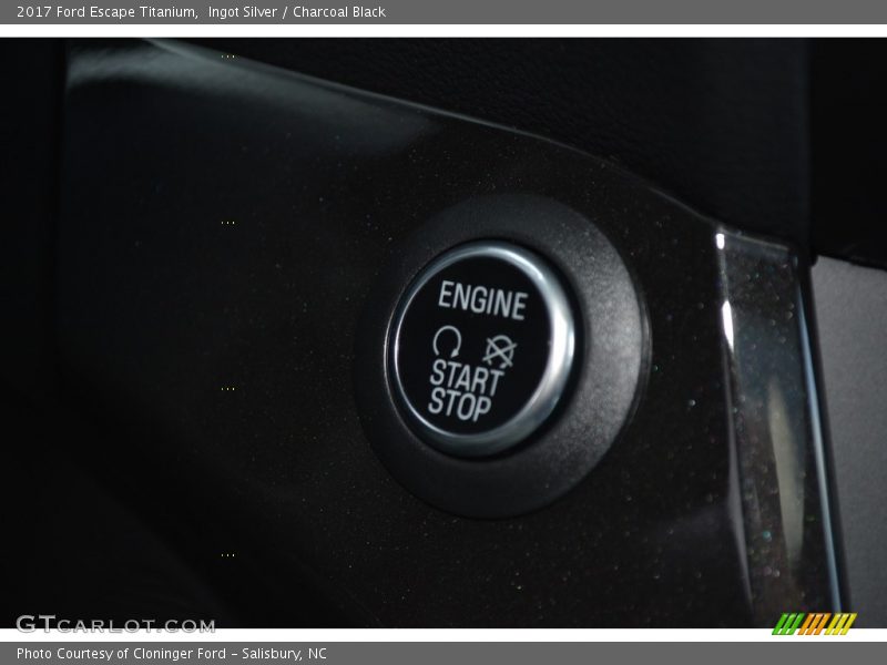Ingot Silver / Charcoal Black 2017 Ford Escape Titanium