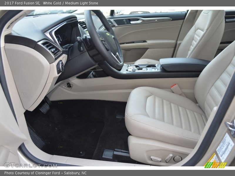 Front Seat of 2017 Fusion SE