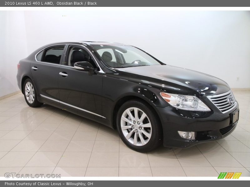 Obsidian Black / Black 2010 Lexus LS 460 L AWD
