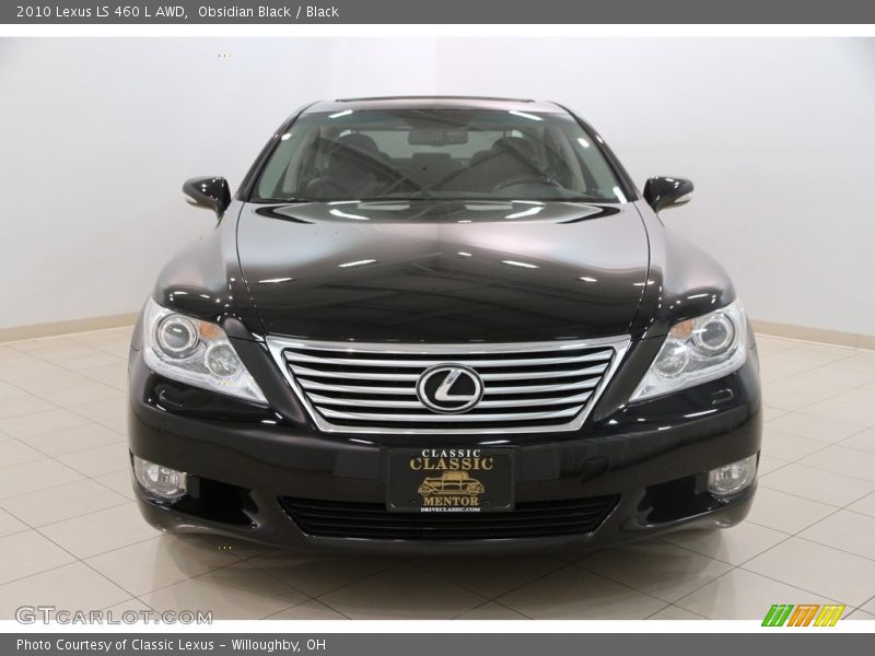 Obsidian Black / Black 2010 Lexus LS 460 L AWD