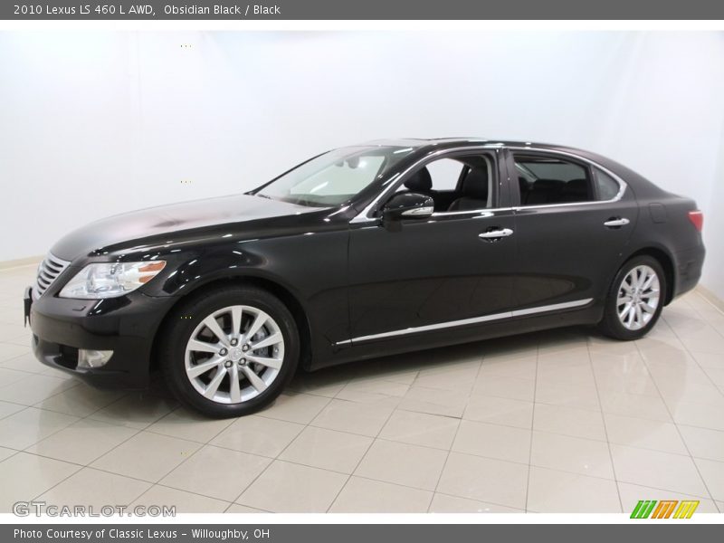 Obsidian Black / Black 2010 Lexus LS 460 L AWD
