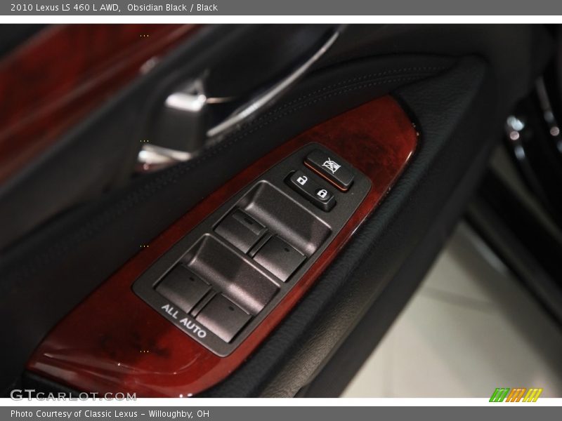 Obsidian Black / Black 2010 Lexus LS 460 L AWD