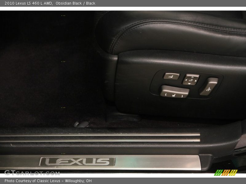 Obsidian Black / Black 2010 Lexus LS 460 L AWD