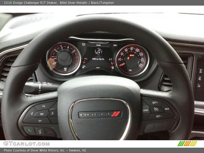 Billet Silver Metallic / Black/Tungsten 2016 Dodge Challenger R/T Shaker