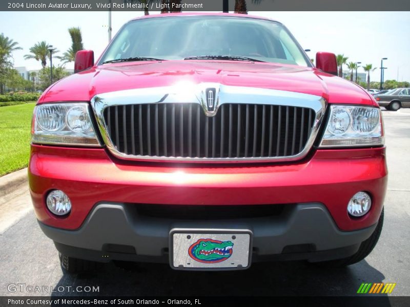 Vivid Red Metallic / Light Parchment 2004 Lincoln Aviator Luxury