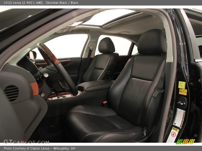 Obsidian Black / Black 2010 Lexus LS 460 L AWD