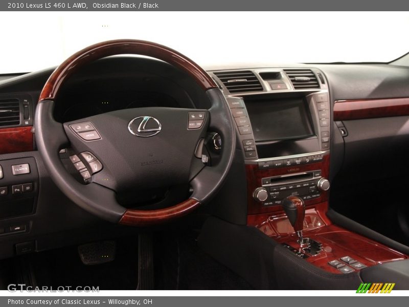 Obsidian Black / Black 2010 Lexus LS 460 L AWD
