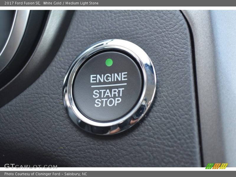 White Gold / Medium Light Stone 2017 Ford Fusion SE