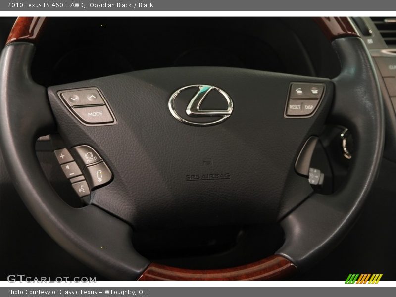 Obsidian Black / Black 2010 Lexus LS 460 L AWD