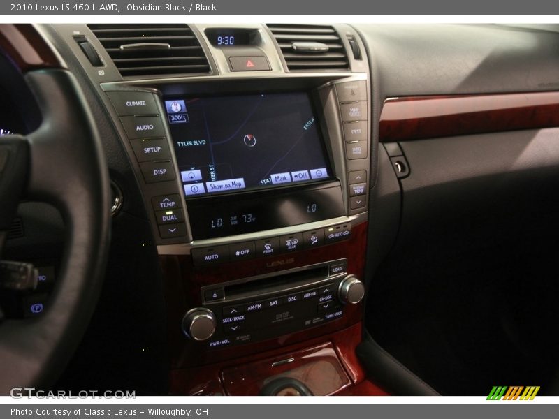 Obsidian Black / Black 2010 Lexus LS 460 L AWD