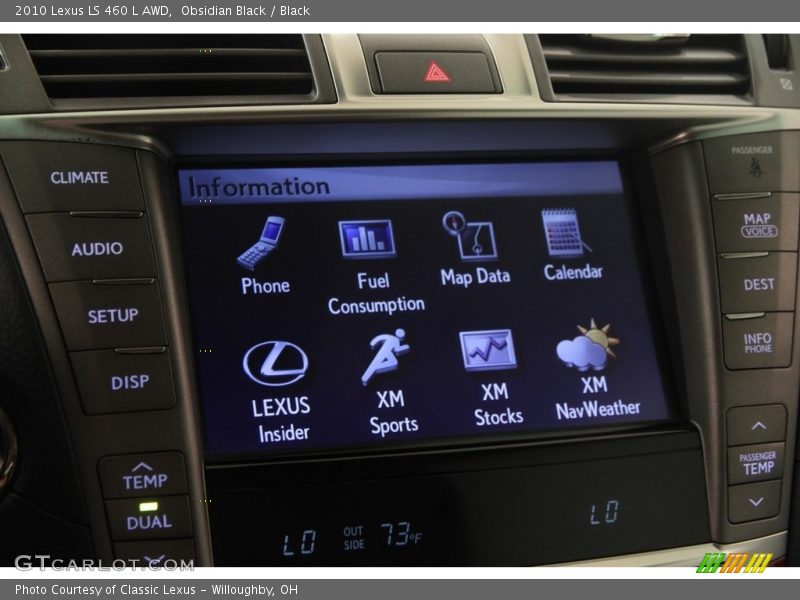 Obsidian Black / Black 2010 Lexus LS 460 L AWD