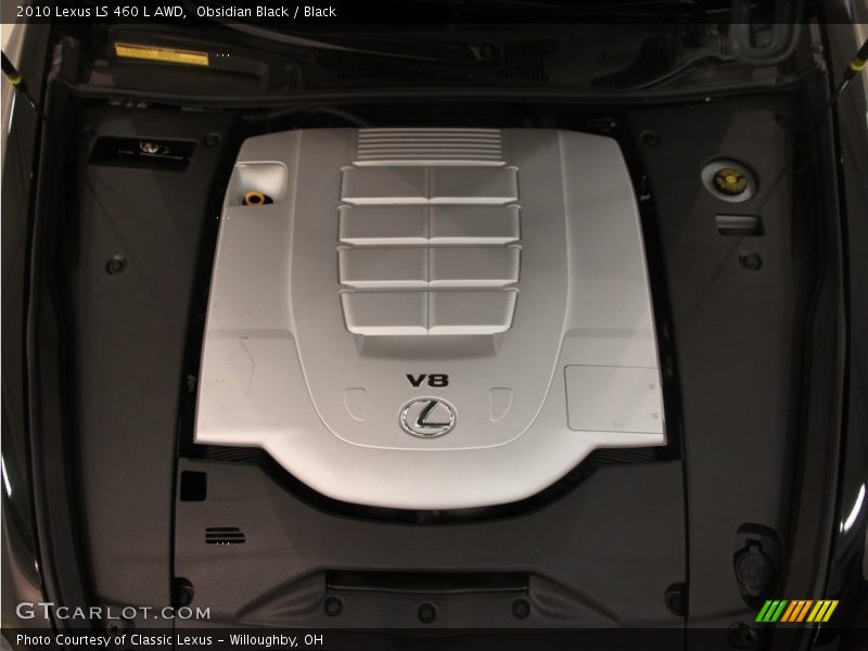 Obsidian Black / Black 2010 Lexus LS 460 L AWD