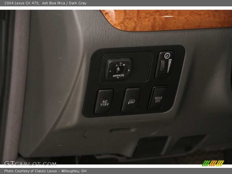 Ash Blue Mica / Dark Gray 2004 Lexus GX 470