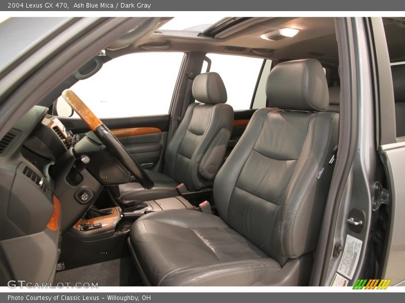 Ash Blue Mica / Dark Gray 2004 Lexus GX 470