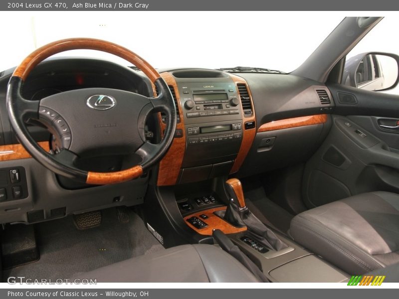 Ash Blue Mica / Dark Gray 2004 Lexus GX 470