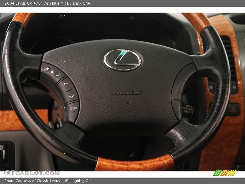 Ash Blue Mica / Dark Gray 2004 Lexus GX 470