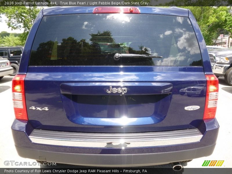 True Blue Pearl / Light Pebble Beige/Dark Slate Gray 2016 Jeep Patriot Latitude 4x4