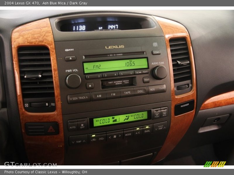 Ash Blue Mica / Dark Gray 2004 Lexus GX 470