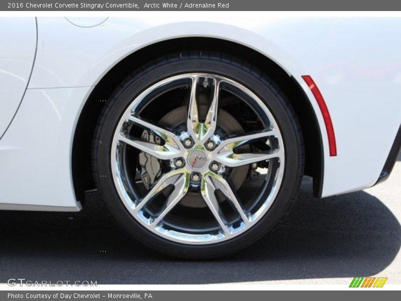 Arctic White / Adrenaline Red 2016 Chevrolet Corvette Stingray Convertible