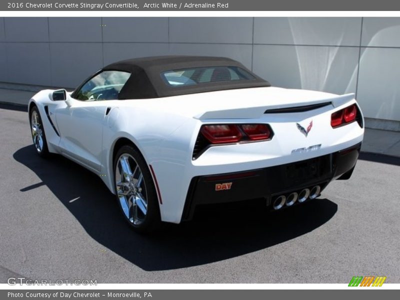 Arctic White / Adrenaline Red 2016 Chevrolet Corvette Stingray Convertible