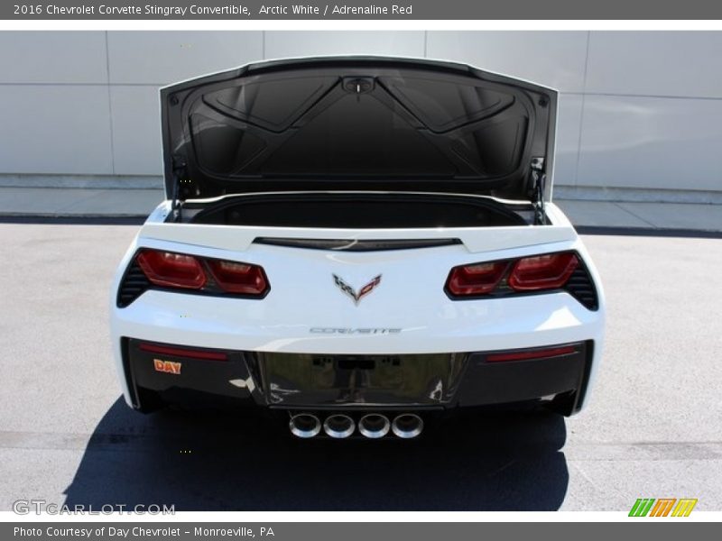 Arctic White / Adrenaline Red 2016 Chevrolet Corvette Stingray Convertible