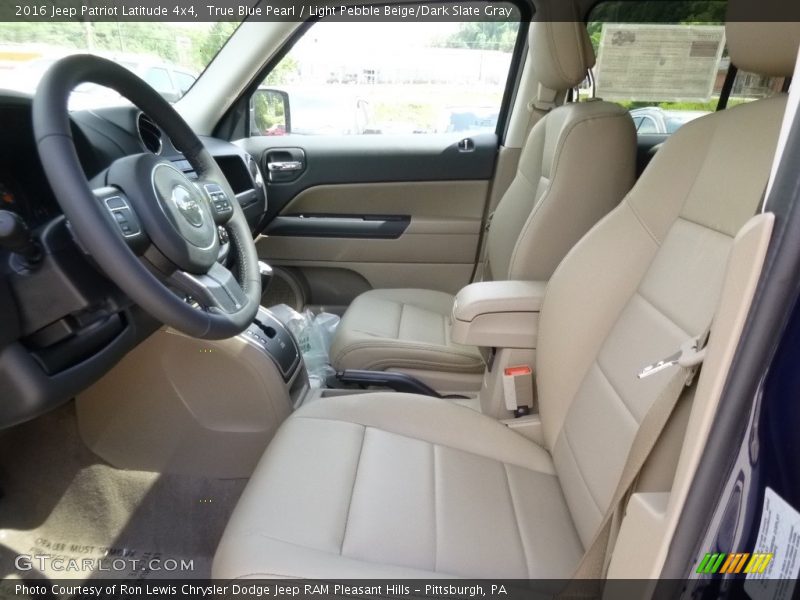 True Blue Pearl / Light Pebble Beige/Dark Slate Gray 2016 Jeep Patriot Latitude 4x4