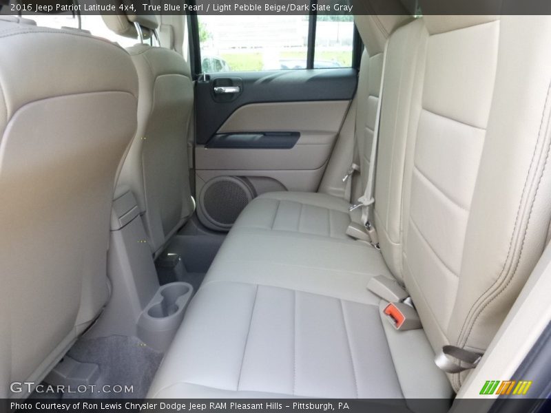 True Blue Pearl / Light Pebble Beige/Dark Slate Gray 2016 Jeep Patriot Latitude 4x4