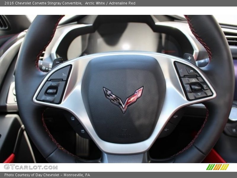 Arctic White / Adrenaline Red 2016 Chevrolet Corvette Stingray Convertible