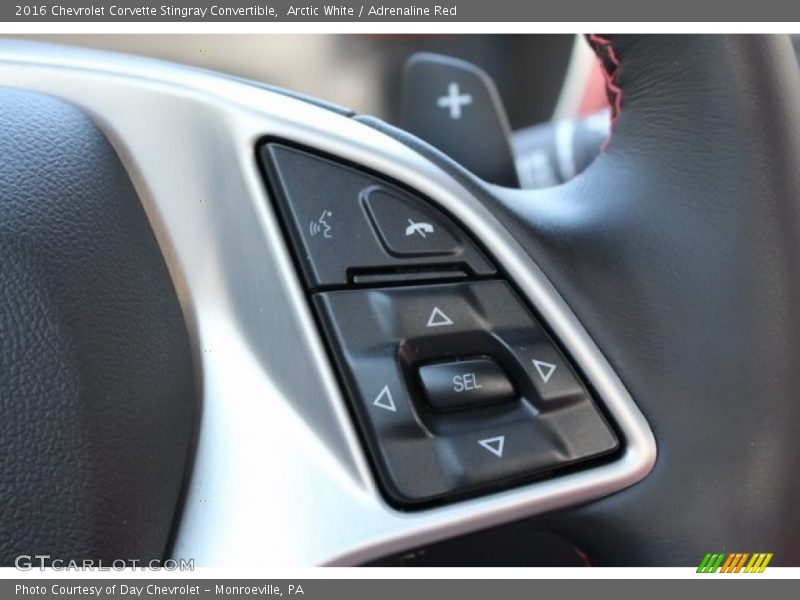 Arctic White / Adrenaline Red 2016 Chevrolet Corvette Stingray Convertible
