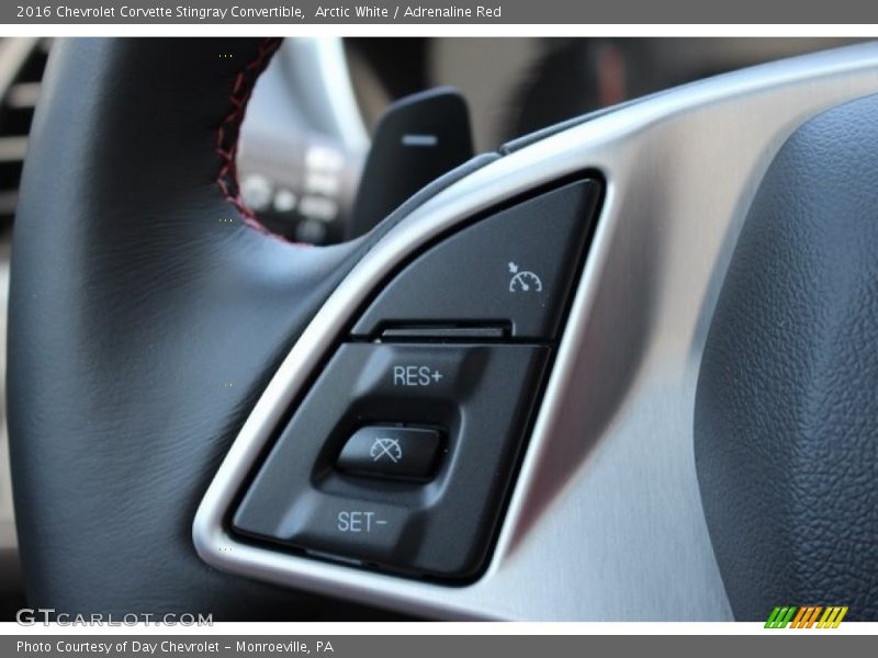 Arctic White / Adrenaline Red 2016 Chevrolet Corvette Stingray Convertible
