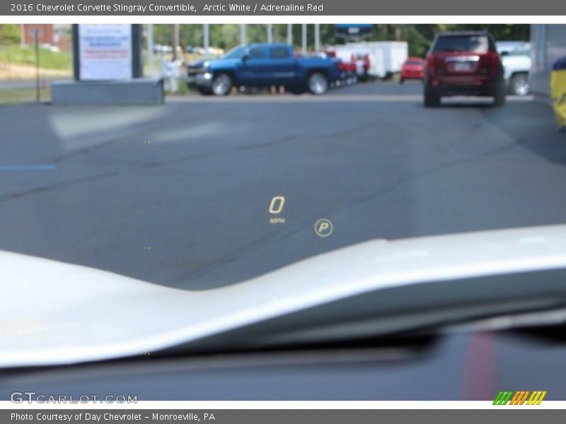 Arctic White / Adrenaline Red 2016 Chevrolet Corvette Stingray Convertible