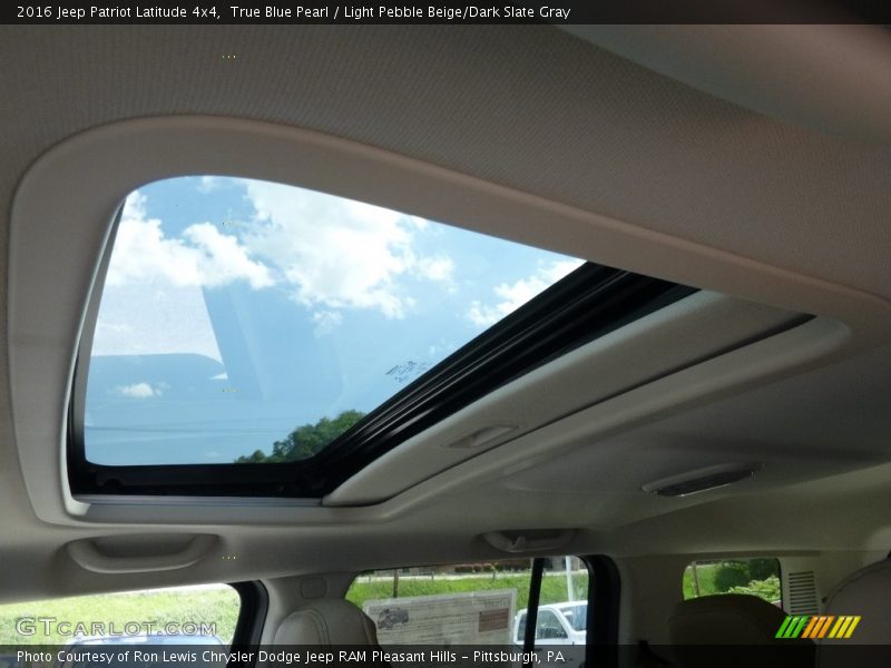 True Blue Pearl / Light Pebble Beige/Dark Slate Gray 2016 Jeep Patriot Latitude 4x4