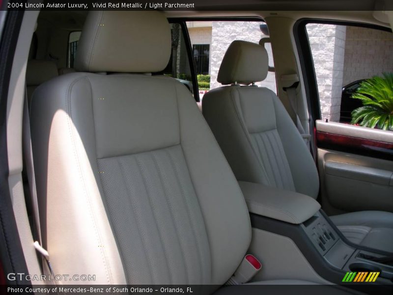 Vivid Red Metallic / Light Parchment 2004 Lincoln Aviator Luxury