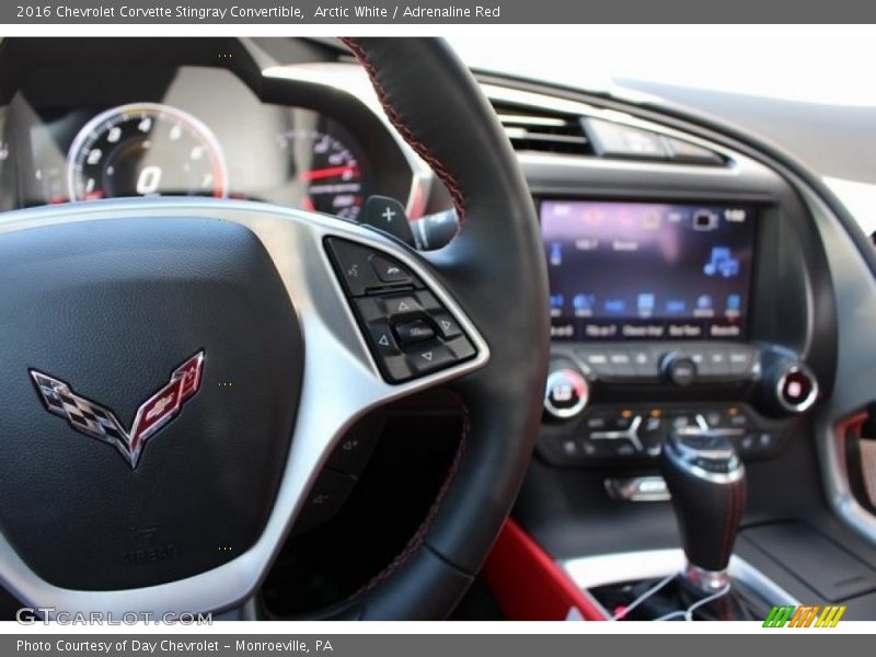 Arctic White / Adrenaline Red 2016 Chevrolet Corvette Stingray Convertible