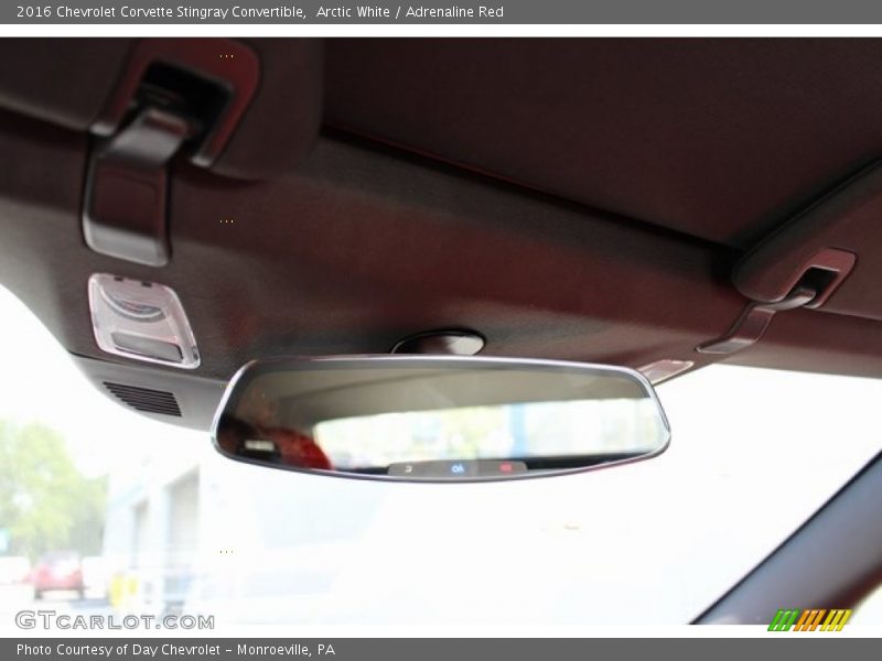Arctic White / Adrenaline Red 2016 Chevrolet Corvette Stingray Convertible