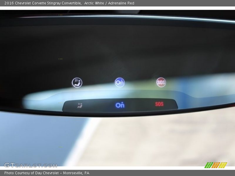 Arctic White / Adrenaline Red 2016 Chevrolet Corvette Stingray Convertible