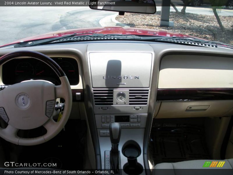 Vivid Red Metallic / Light Parchment 2004 Lincoln Aviator Luxury