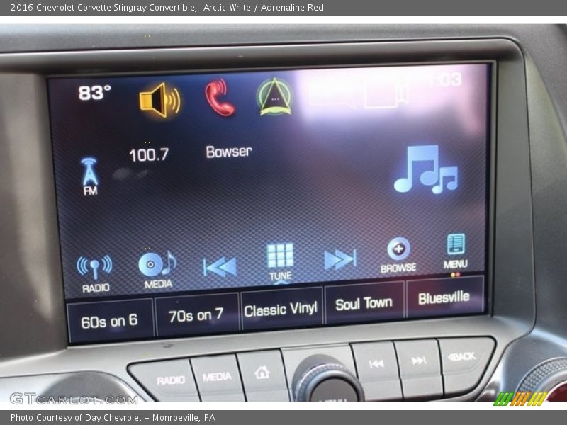 Arctic White / Adrenaline Red 2016 Chevrolet Corvette Stingray Convertible