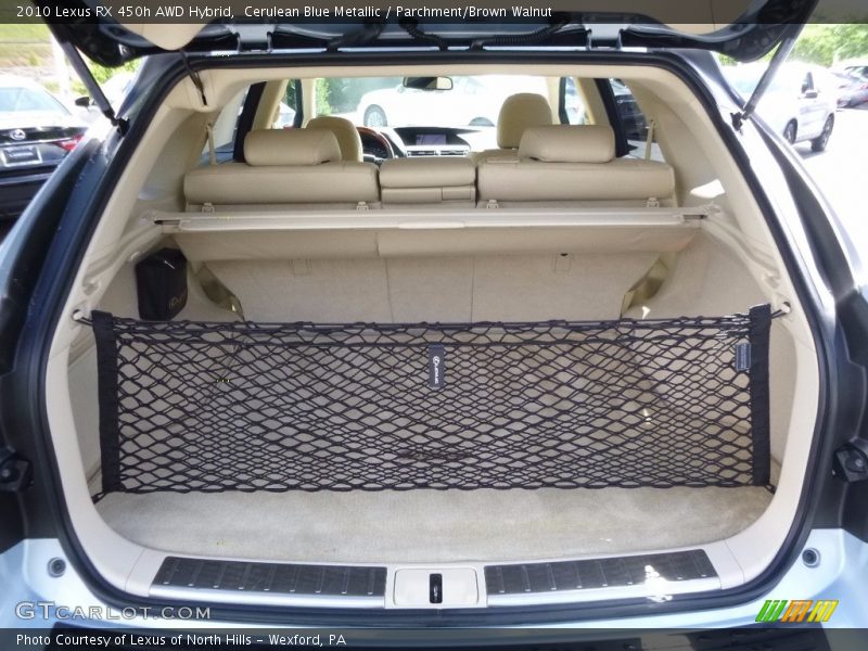 Cerulean Blue Metallic / Parchment/Brown Walnut 2010 Lexus RX 450h AWD Hybrid